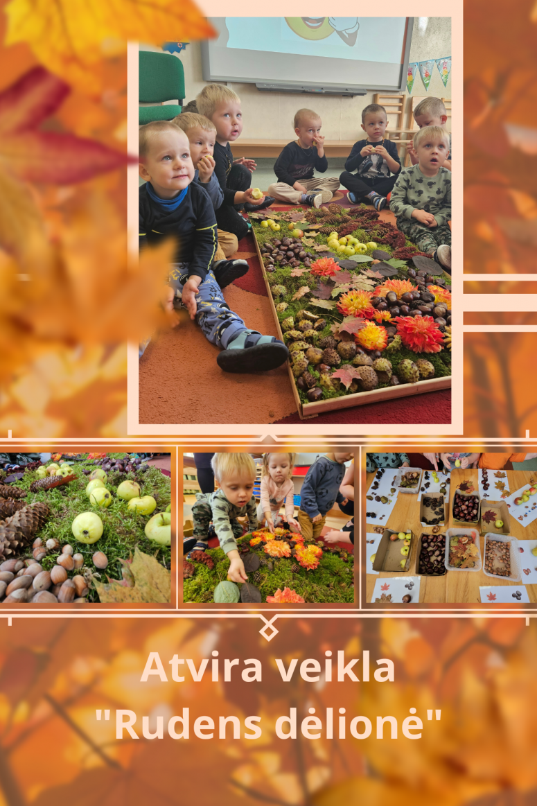 Atvira veikla – „Rudens dėlionė“