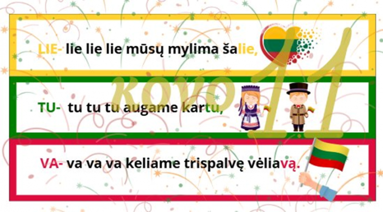 Projektas „Linksmos skiemenuotės apie vardus“